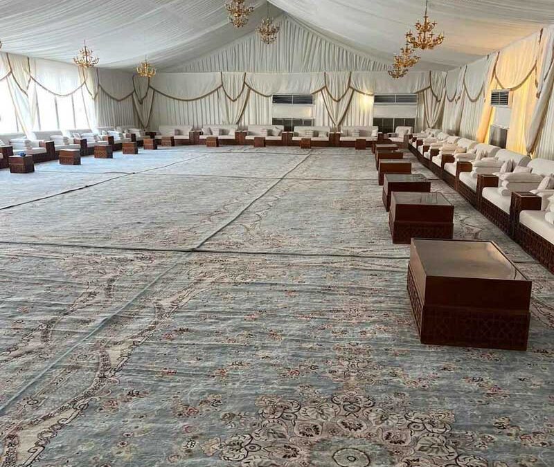 خيام بيت شعر للايجار ومجالس الرجال بتصميمات فخمة